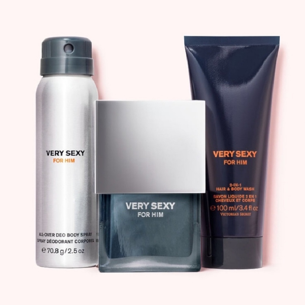 Very Sexy for him fragance set 3
